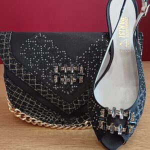 Italian shoes and bag set