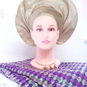 Head tie and jewellery set