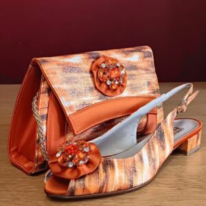 Italian shoes and bag set